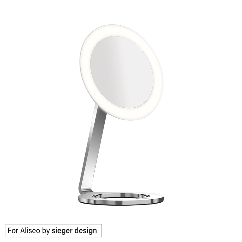 GRS.1190.01.CHR - MIROIR GROSSISSANT A POSER LED MOON DANCE CHROMÉ