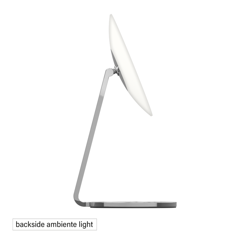 GRS.1190.01.CHR - MIROIR GROSSISSANT A POSER LED MOON DANCE CHROMÉ