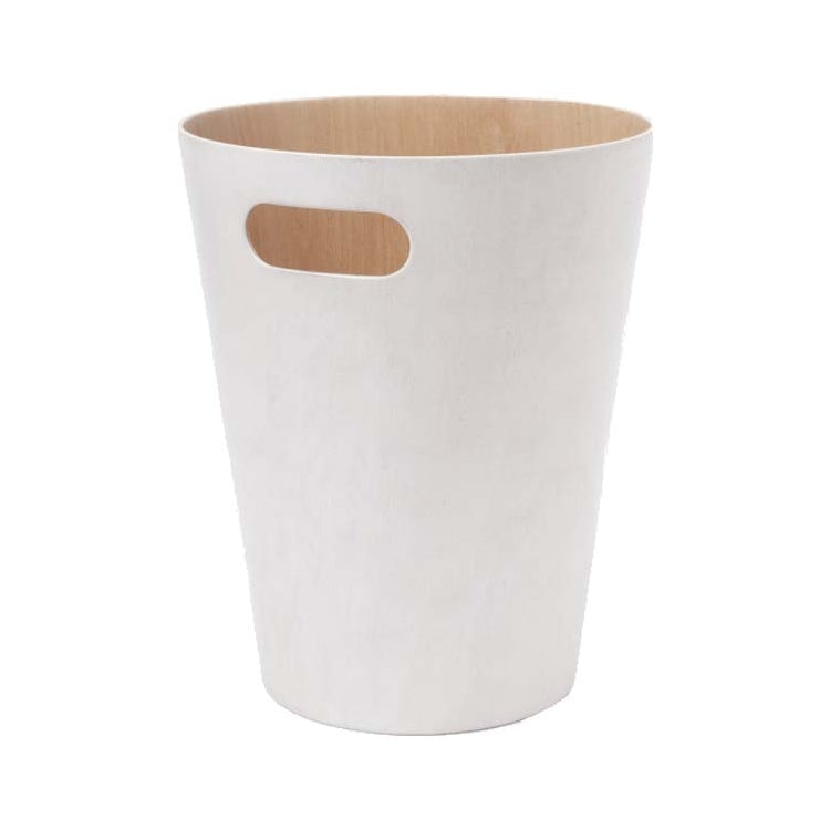 EXE.920.01.NOI - CORBEILLE À PAPIER WOOD 7,5 L AVEC POIGNÉE EN BOIS