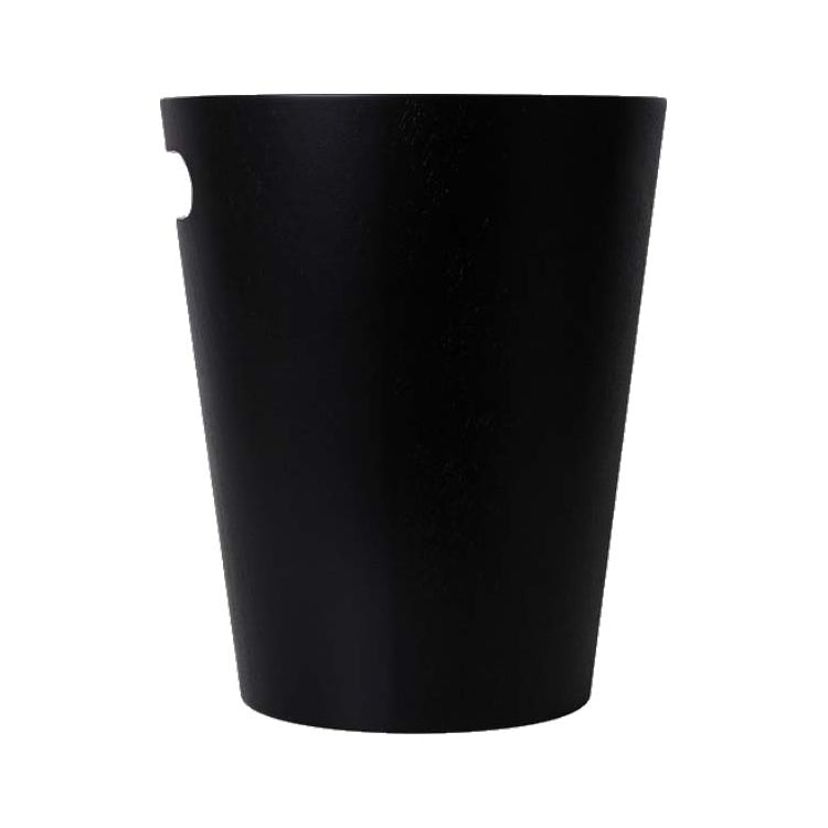 EXE.920.01.NOI - CORBEILLE À PAPIER WOOD 7,5 L AVEC POIGNÉE EN BOIS