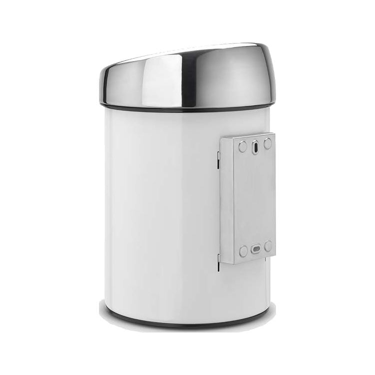 EXE.TB.911.10.RON.CHR - POUBELLE MURALE TOUCH BIN 3 L INOX POLI BRILLANT