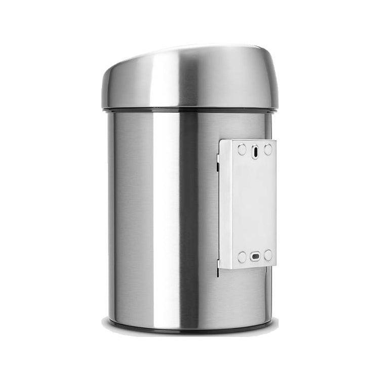 EXE.TB.911.10.RON.CHR - POUBELLE MURALE TOUCH BIN 3 L INOX POLI BRILLANT