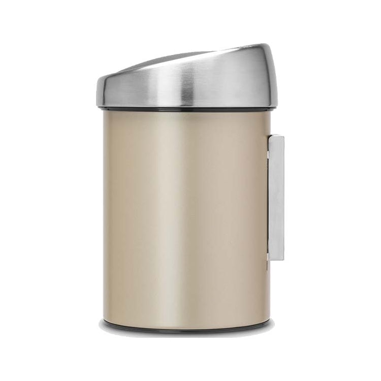 EXE.TB.911.10.RON.CHR - POUBELLE MURALE TOUCH BIN 3 L INOX POLI BRILLANT
