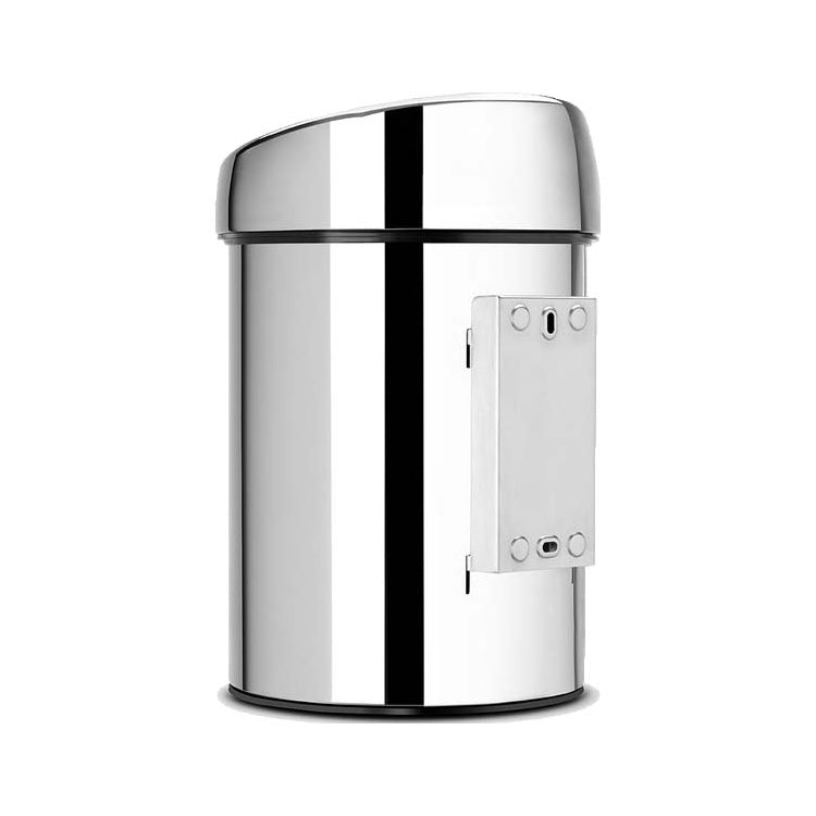 EXE.TB.911.10.RON.CHR - POUBELLE MURALE TOUCH BIN 3 L INOX POLI BRILLANT