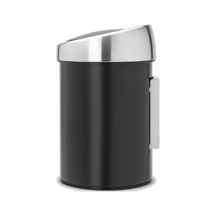EXE.TB.911.10.RON.CHR - POUBELLE MURALE TOUCH BIN 3 L INOX POLI BRILLANT