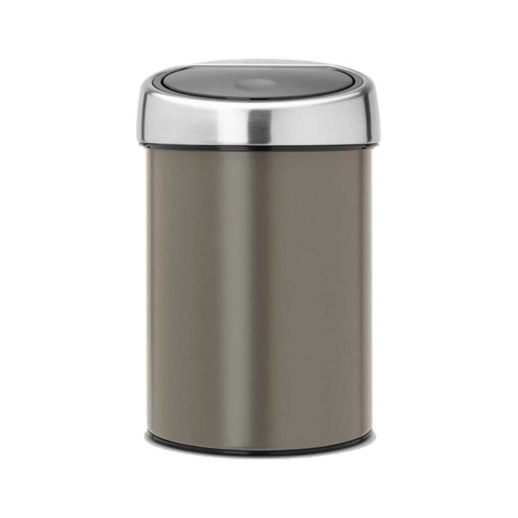 EXE.TB.911.10.RON.CHR - POUBELLE MURALE TOUCH BIN 3 L INOX POLI BRILLANT
