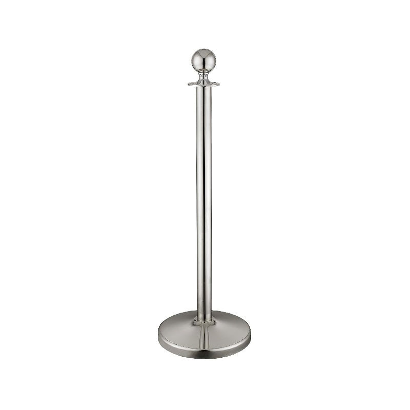 GRS.0800.CHR - POTEAU DE BALISAGE BOULE CHROMÉ