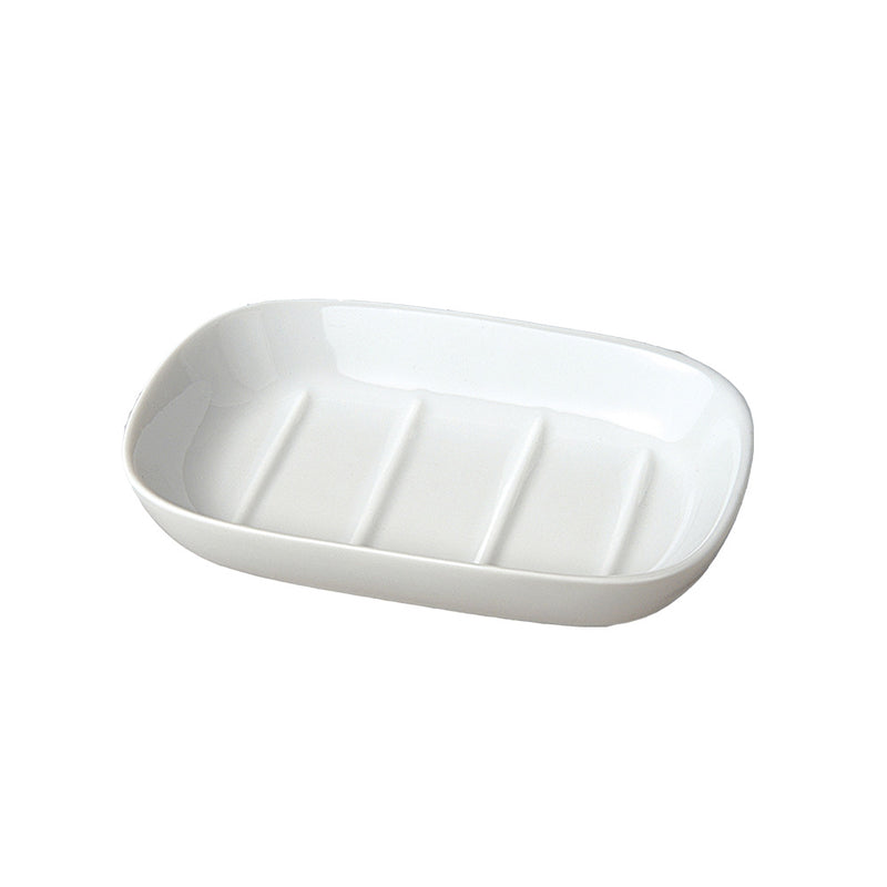 GRS.161.86.POR.BLA - PORTE-SAVON RECTANGULAIRE PORCELAINE BLANC