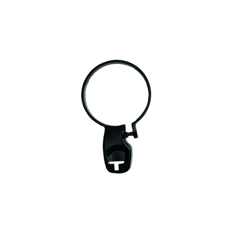 GRS.24.60.02.NOI - ANNEAU ANTIVOL EN PLASTIQUE NOIR À CLIPSER POUR CINTRE ANTIVOL GRS.24.63 (COMMANDE PAR 50 PIECES)