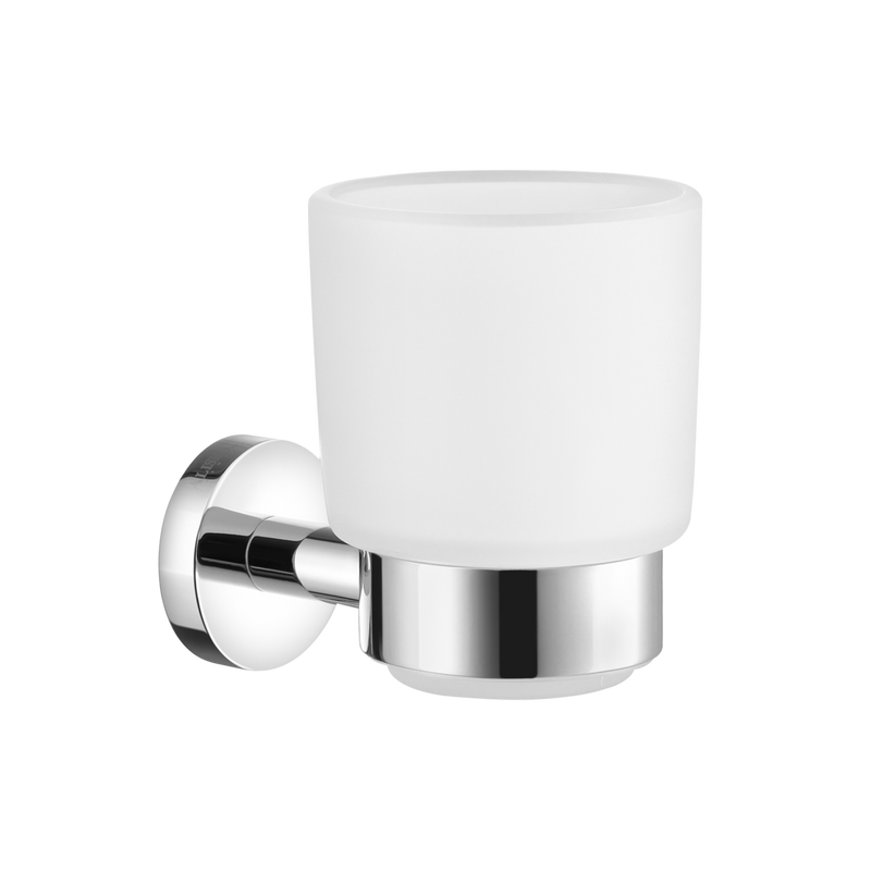 GRS.2571.86.CHR - PORTE-GOBELET SIMPLE VERRE DÉPOLI NOW