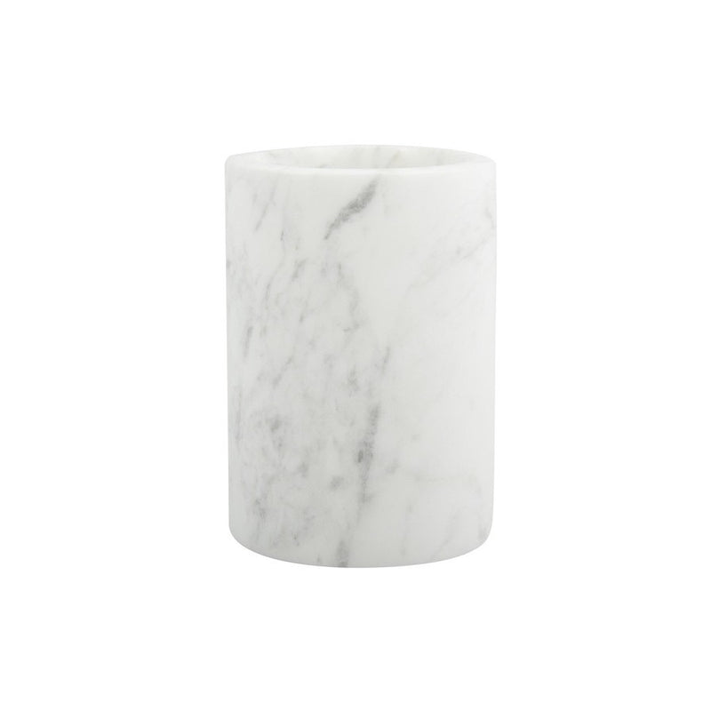 GRS.566.01.BLA - GOBELET VERRE À DENT THASSOS EN MARBRE BLANC