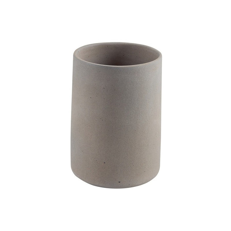 GRS.566.02.TAU - GOBELET VERRE À DENT EN CÉRAMIQUE TAUPE