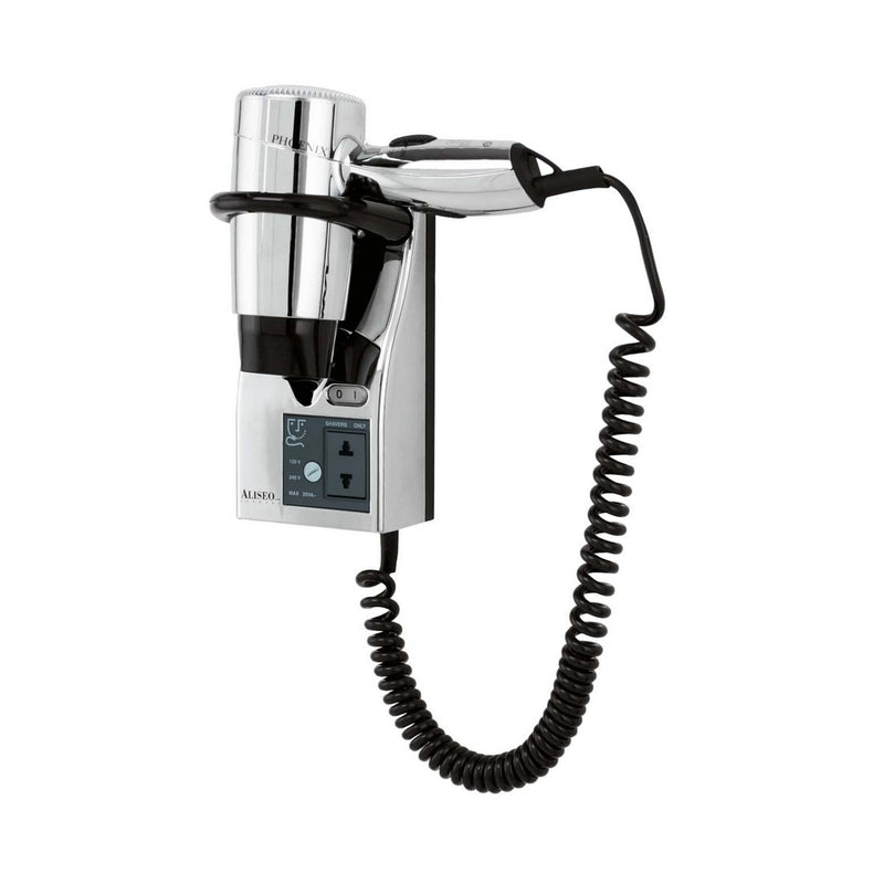 GRS.810.44.BLA - SÈCHE-CHEVEUX PISTOLET PHOENIX BLANC 1200W AVEC PRISE RASOIR