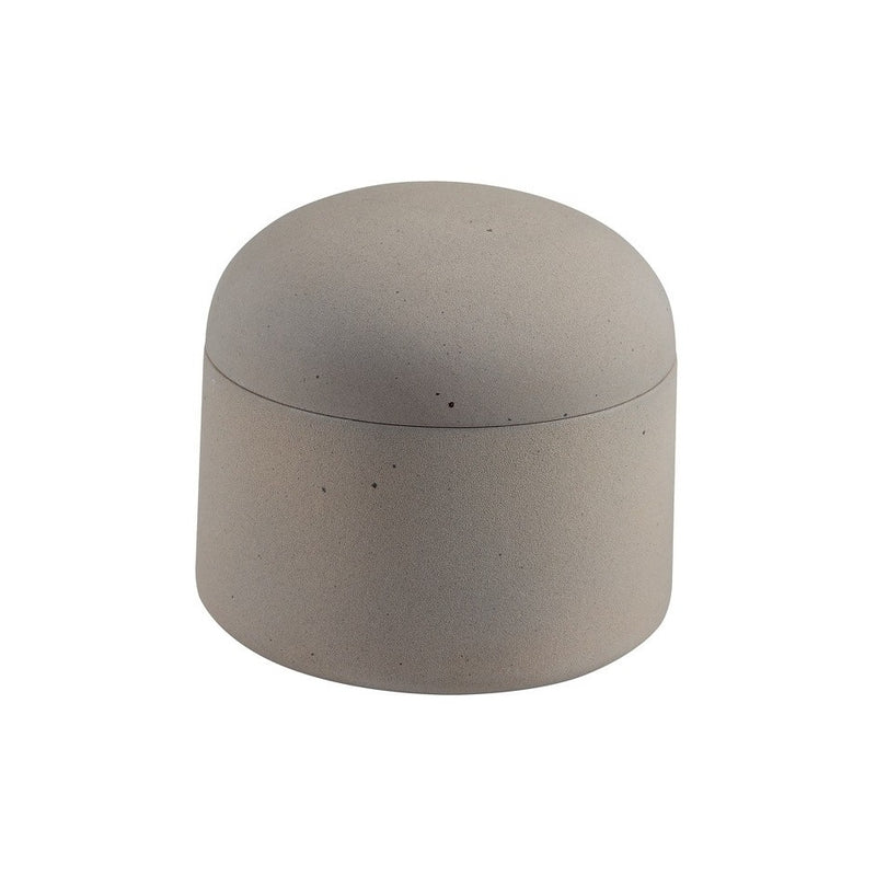 GRS.866.02.TAU - BOITE À COTON EN CÉRAMIQUE TAUPE