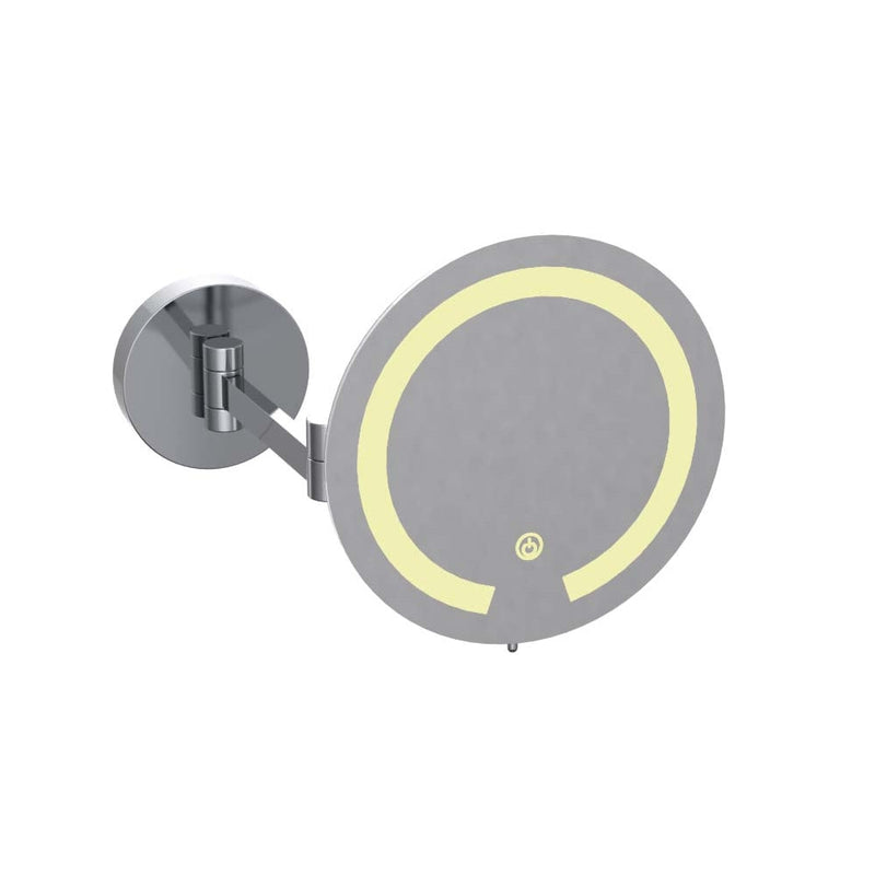 LED.1160.00.CHR - MIROIR GROSSISSANT MURAL LED SENSOR ROUND Ø 23 cm