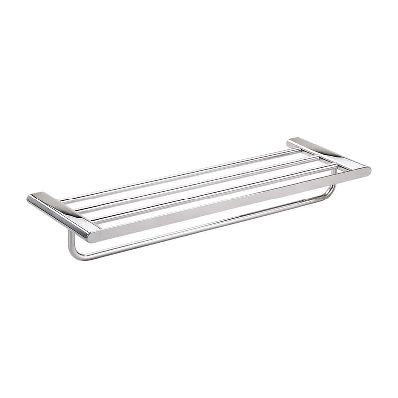 ORG.3194.60.NOI - RACK ÉTAGÈRE 600 MM + PORTE-SERVIETTES ORGANIC DARK