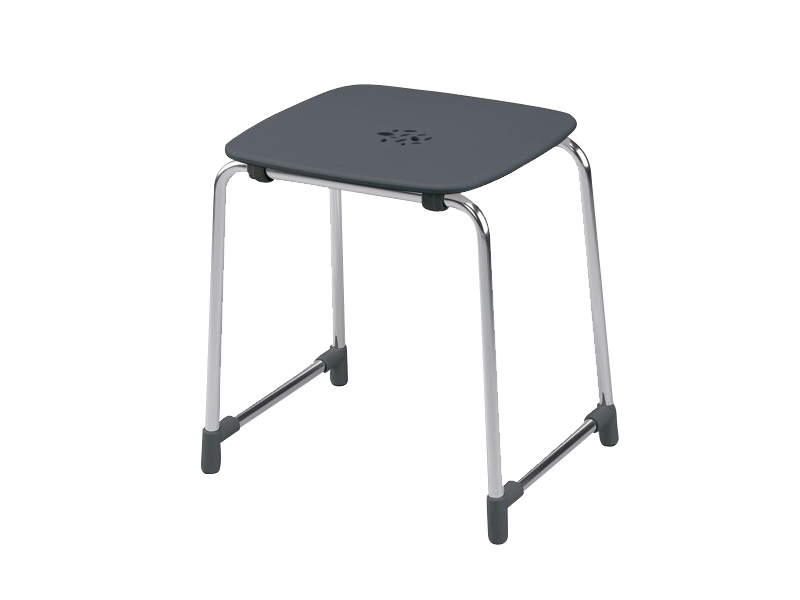 SEC.1585.09.CHR - TABOURET PMR À POSER S-LINE BLANC