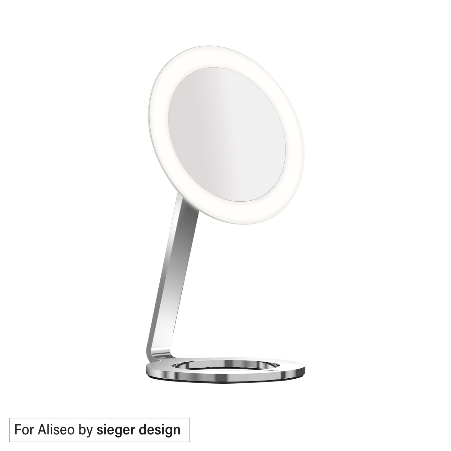 GRS.1190.01.CHR - MIROIR GROSSISSANT A POSER LED MOON DANCE CHROMÉ