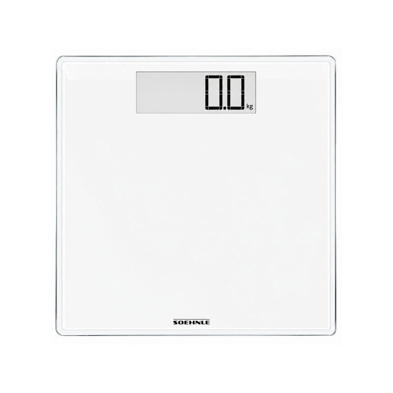 CONF.2433.00.BLA - PÈSE-PERSONNE S-WHITE VERRE SÉCURIT ÉCRAN LCD BLANC