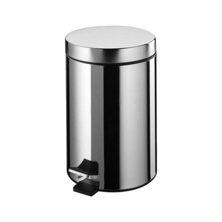 EXE.912.11.CHR - POUBELLE À PÉDALE PREMIUM 5 L CHROME