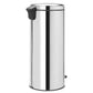 EXE.915.11.CHR - POUBELLE À PÉDALE 30 L INOX POLI BRILLANT