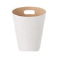 EXE.920.01.NOI - CORBEILLE À PAPIER WOOD 7,5 L AVEC POIGNÉE EN BOIS