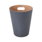 EXE.920.01.NOI - CORBEILLE À PAPIER WOOD 7,5 L AVEC POIGNÉE EN BOIS