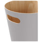 EXE.920.01.NOI - CORBEILLE À PAPIER WOOD 7,5 L AVEC POIGNÉE EN BOIS