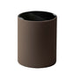 EXE.924.32.NOI - CORBEILLE DE CHAMBRE POUR TRI SÉLECTIF 10 L (2 BACS DE 5 L) SIMILI CUIR NOIR