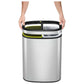 EXE.924.34.INO - CORBEILLE SQUARE 20 L TRI SÉLECTIF (2 BACS DE 10 L) INOX BROSSÉ