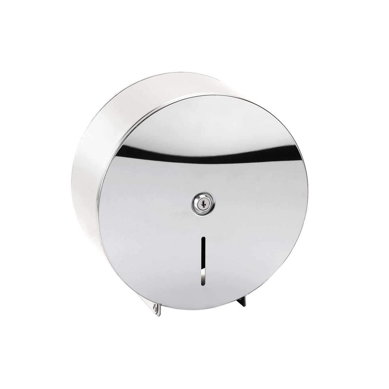 EXE.940.11.CHR - DISTRIBUTEUR PAPIER HYGIÉNIQUE JUMBO Ø260 MM INOX POLI BRILLANT