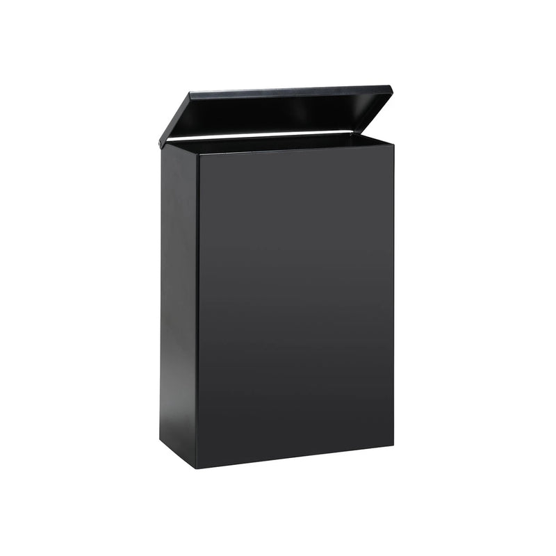 EXE.985.01.INO - RÉCEPTACLE MURAL 6 L AVEC COUVERCLE INOX