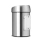 EXE.TB.911.10.RON.CHR - POUBELLE MURALE TOUCH BIN 3 L INOX POLI BRILLANT