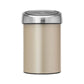 EXE.TB.911.10.RON.CHR - POUBELLE MURALE TOUCH BIN 3 L INOX POLI BRILLANT