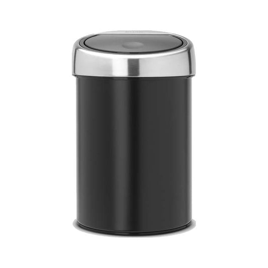 EXE.TB.911.10.RON.CHR - POUBELLE MURALE TOUCH BIN 3 L INOX POLI BRILLANT