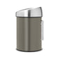 EXE.TB.911.10.RON.CHR - POUBELLE MURALE TOUCH BIN 3 L INOX POLI BRILLANT