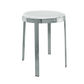 GRS.24.11.40.BLA - TABOURET DE DOUCHE ASSISE RONDE BLANCHE ANTIGUA