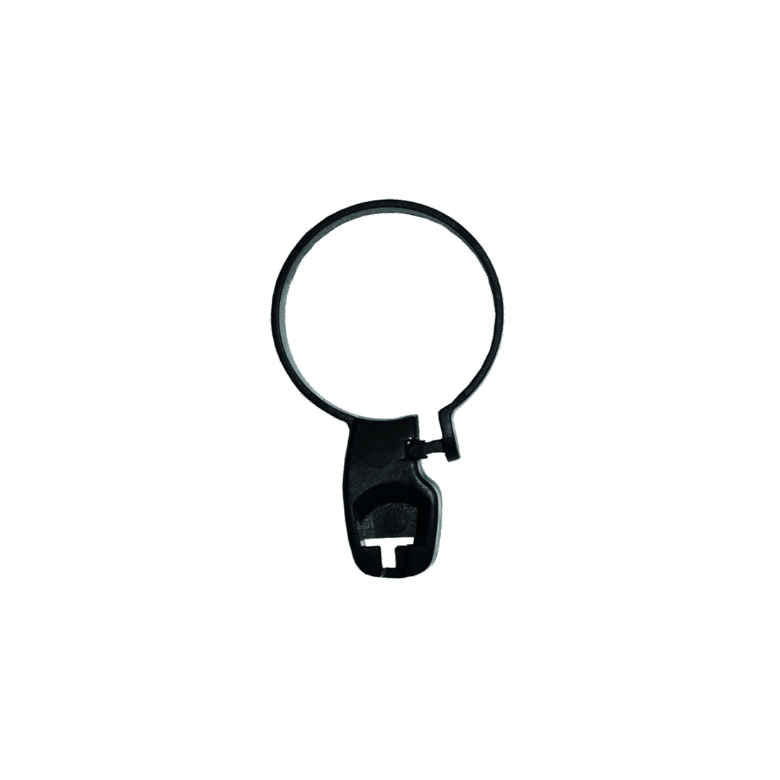 GRS.24.60.02.NOI - ANNEAU ANTIVOL EN PLASTIQUE NOIR À CLIPSER POUR CINTRE ANTIVOL GRS.24.63 (COMMANDE PAR 50 PIECES)