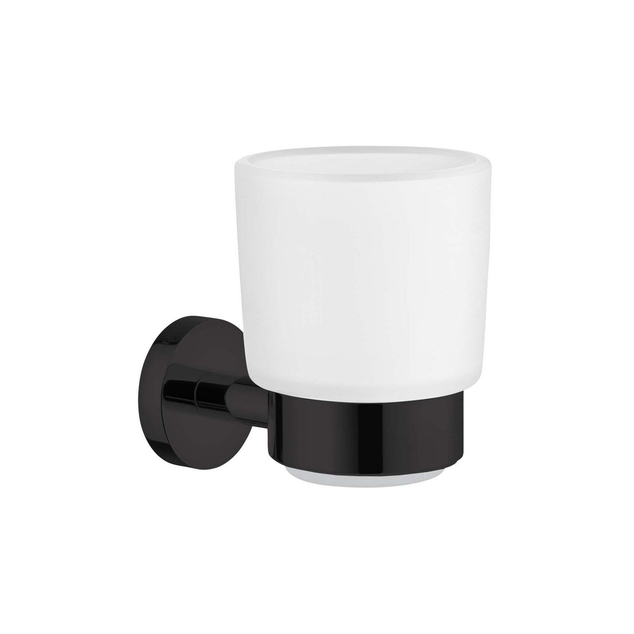 GRS.2571.86.NOI - PORTE-GOBELET SIMPLE VERRE DÉPOLI NEXXUS BLACK