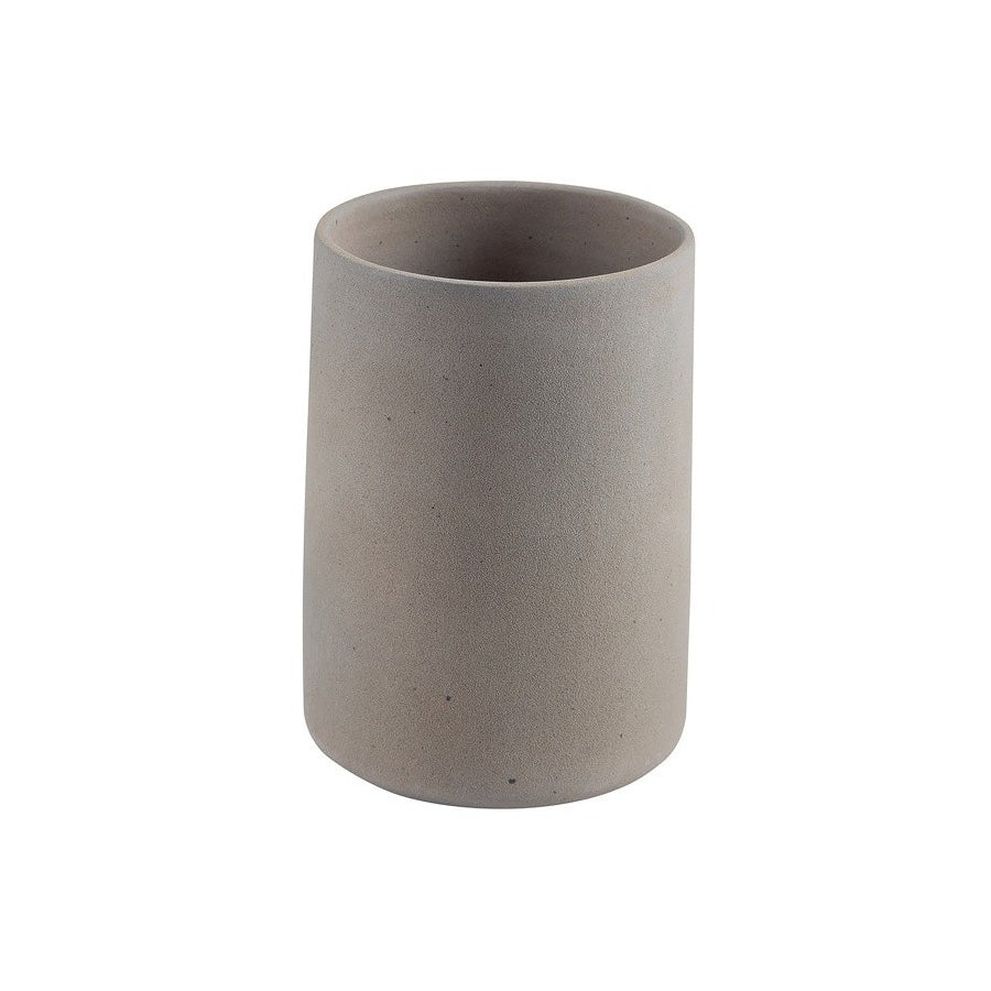 GRS.566.02.TAU - GOBELET VERRE À DENT EN CÉRAMIQUE TAUPE
