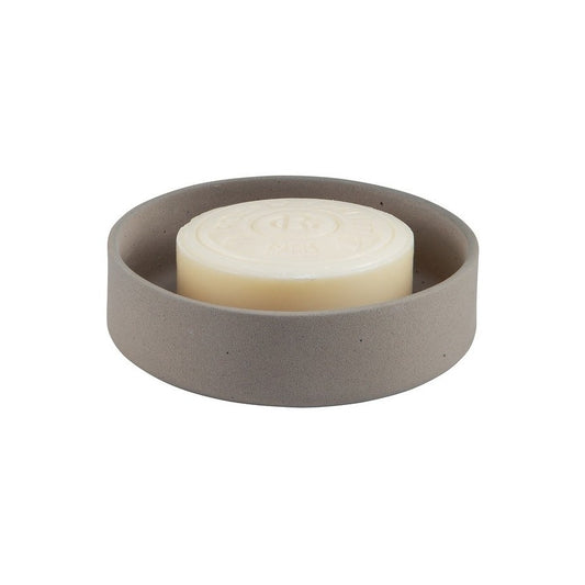 GRS.766.02.TAU - PORTE SAVON EN CÉRAMIQUE TAUPE