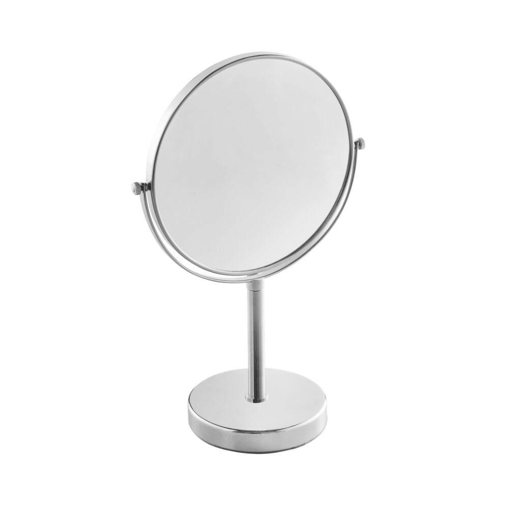 GRS.782.11.CHR - MIROIR GROSSISSANT DOUBLE FACE SUR PIED Ø20 CM CHROMÉ