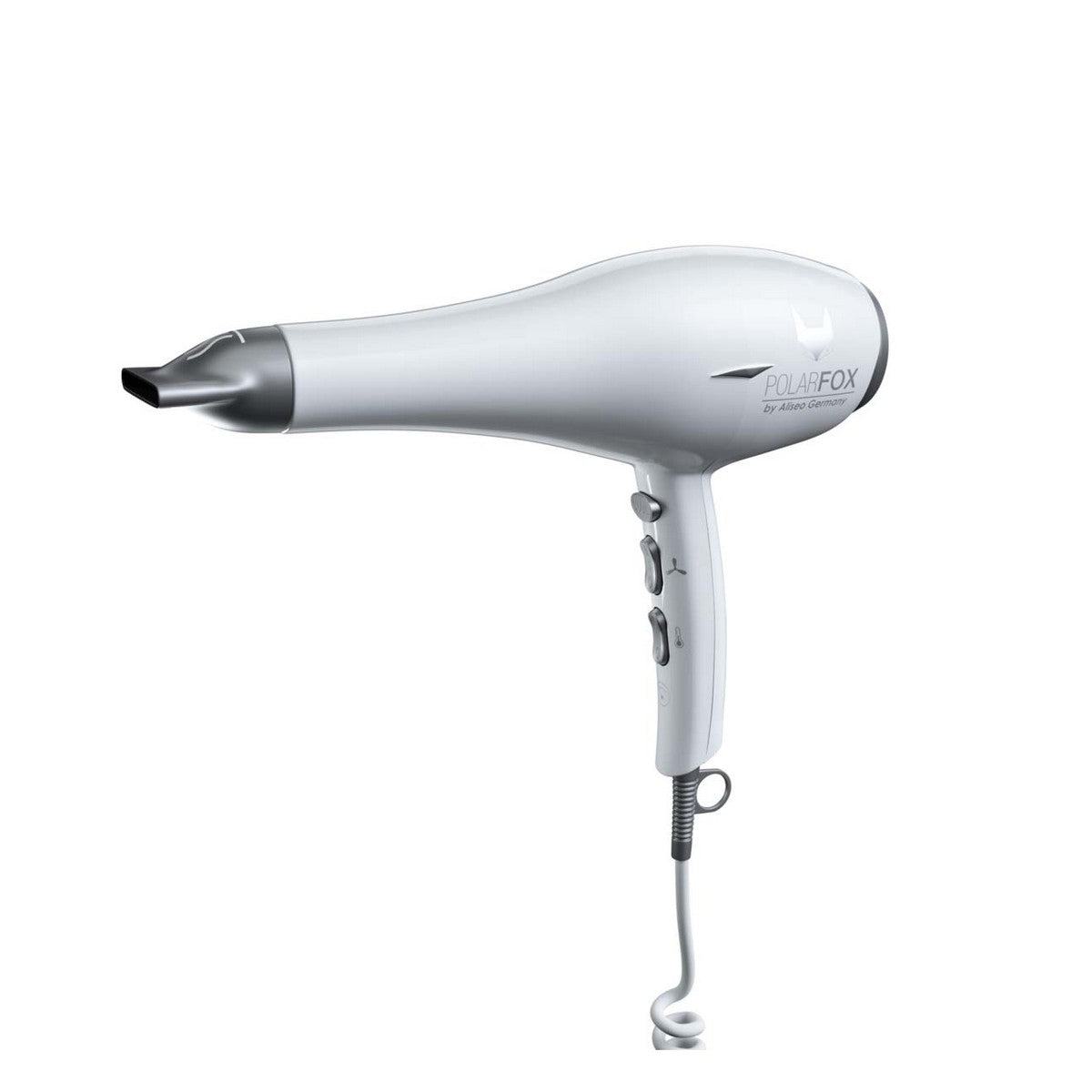 GRS.820.41.BLA - SÈCHE-CHEVEUX PISTOLET POLARFOX 1875W BLANC & ARGENT