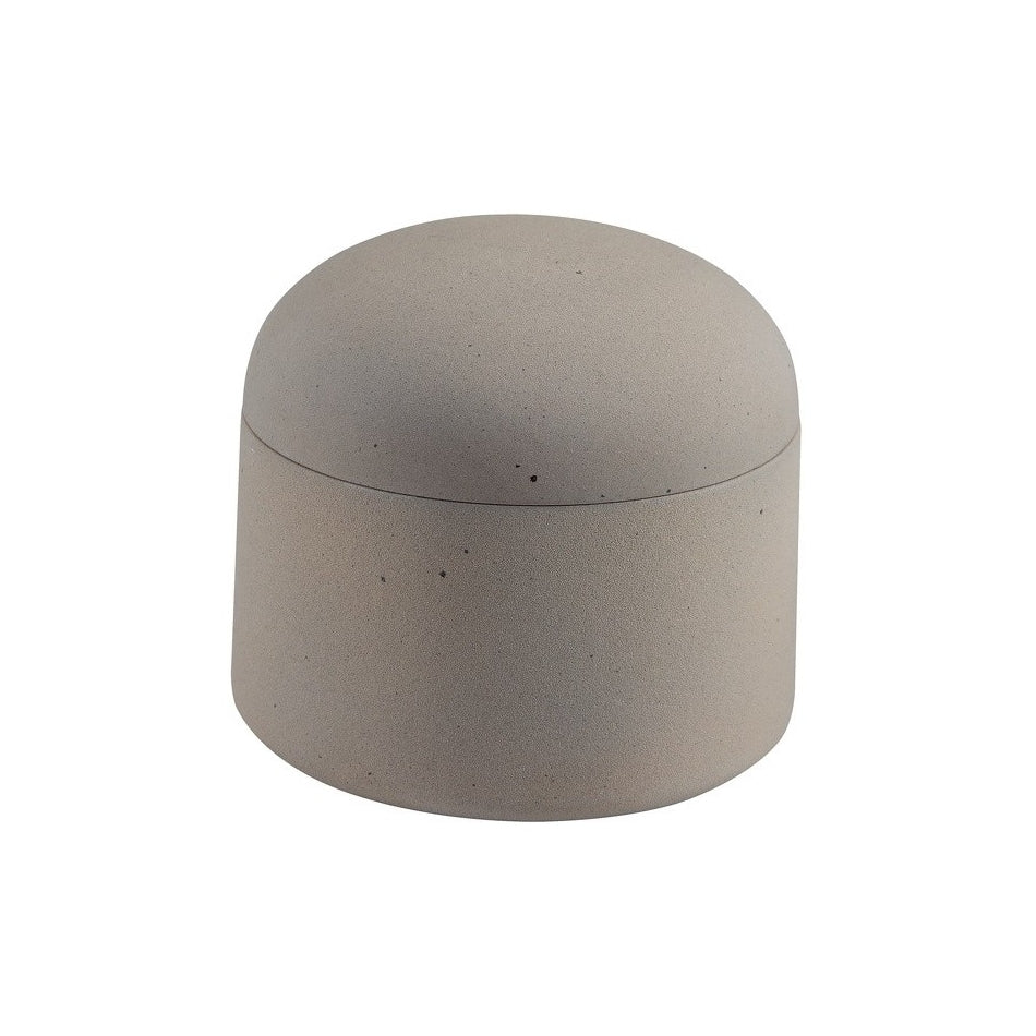 GRS.866.02.TAU - BOITE À COTON EN CÉRAMIQUE TAUPE