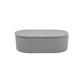 GRS.866.08.GRI - BOITE À COTON EN FIBRE DE BAMBOU GRIS