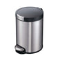 GRS.912.11.BRO.NOI.FP - POUBELLE A PEDALE PRESTIGE 5 L INOX BROSSE COUVERCLE NOIR
