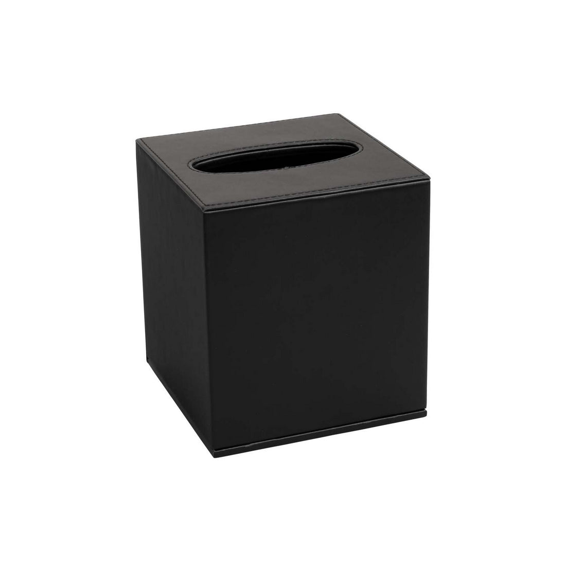 GRS.930.80.NOI - BOÎTE KLEENEX THE LONDONER CUBE À CUIR POSER SIMILI CUIR