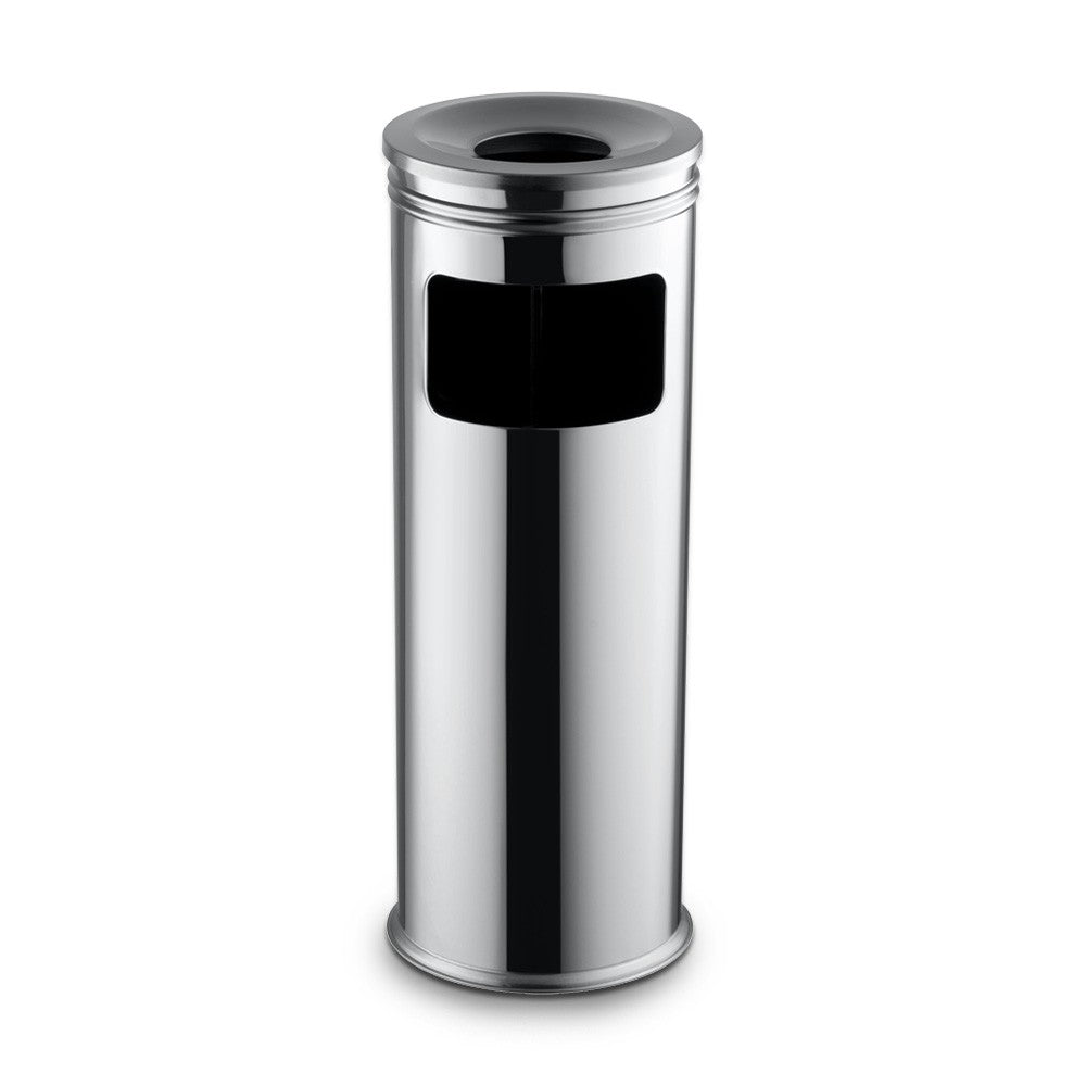 GRS.949.00.CHR - CENDRIER/POUBELLE EXTÉRIEUR 12L CHROMÉ