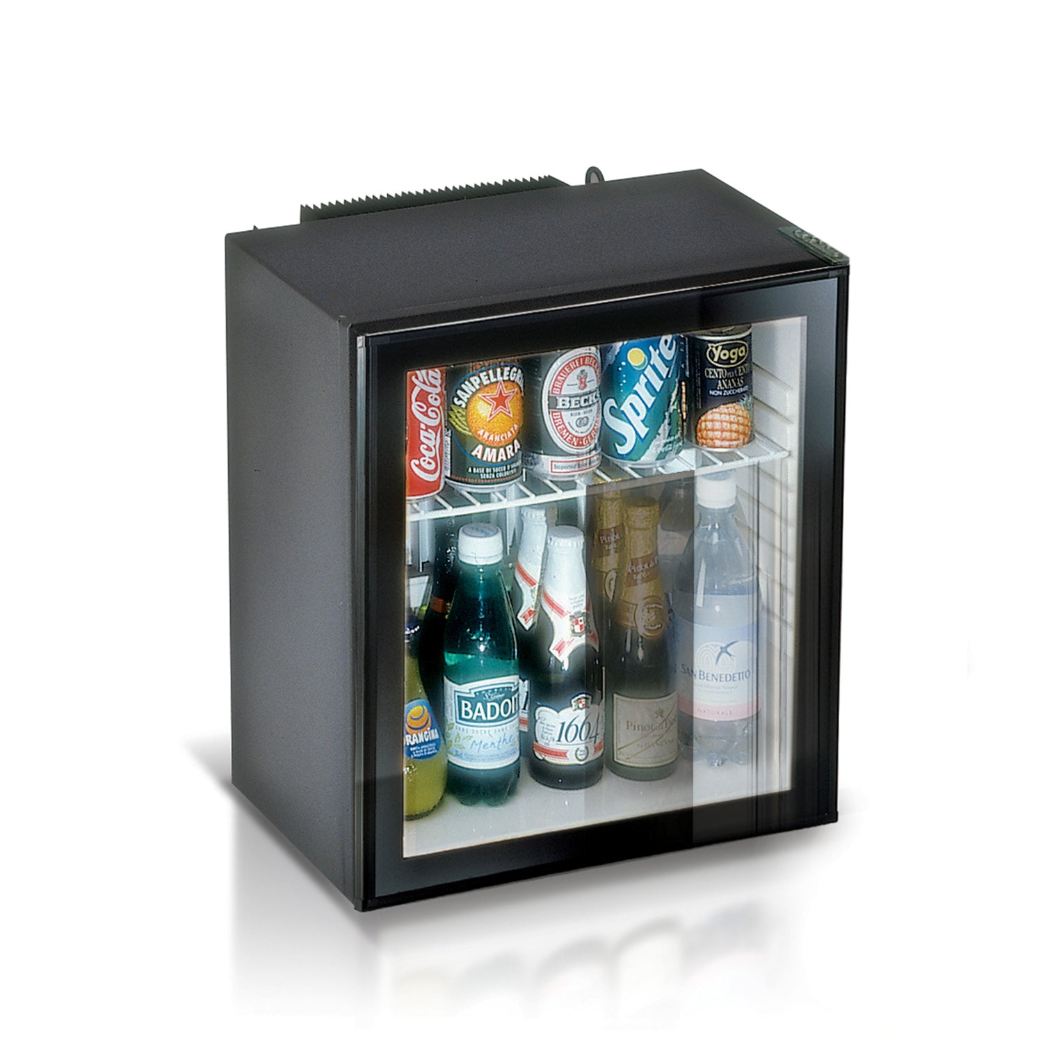 GRS.C250SV.NOI.VER - MINIBAR À ABSORPTION 25 L NOIR ET PORTE VITRÉE