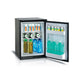 GRS.C330P.NEXT.D.NOI - MINIBAR À COMPRESSEUR NOIR 33 L SÉRIE NEXT P, FAÇADE NOIRE AVEC CHARNIÈRES À DROITE